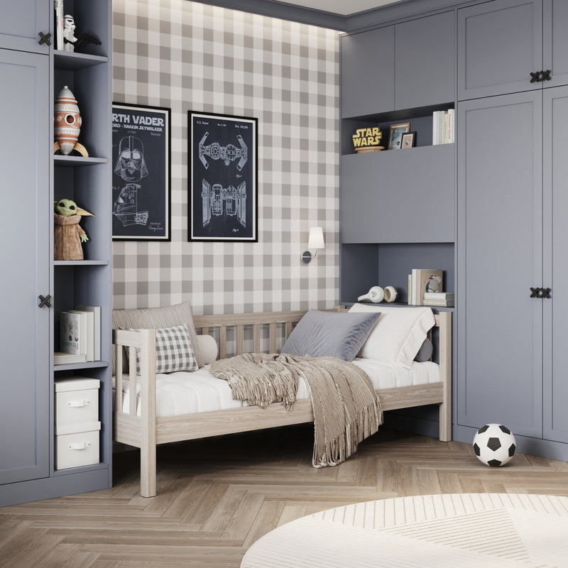 Sofa-Bett Eiche gebleicht – Kinderzimmer, skandinavischer Stil Nizio