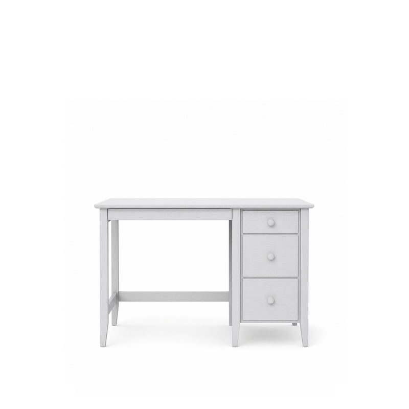 Bureau z 3 tiroirmi en bois gris – bureau i chambre de jeune, scandinave