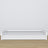 Lit bas blanc en bois – dimensions et schéma, Nizio
