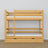 Natural Pine Wooden Bunk Bed – Ladder and Joint Details, Children’s Room