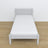 Lit gris en bois – dimensions et schéma, Nizio Home