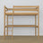 Oak Loft Bed with Desk Natural Oak – Ladder and Joint Details