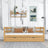 Sofa-lit pin naturel z tiroir na matelas – en bois, Nizio Home