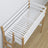 Lit mezzanine blanc-chêne – bureau en bois pod chambre, chambre d'enfant scandinave
