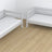 Lit superposé en bois gris z tiroir – décoration de chambre d'enfant scandinave
