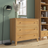 Commode 3S pin naturel – en pin, szuflady fermé, vue frontale, Nizio