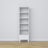 bookcase 1S 57 Scandi wooden in custom RAL/NCS color – solid wood, Nizio