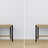 Bureau 3S en chêne chêne naturel avec noir w bureau – décoration scandinave, Nizio
