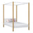 Himmelbett aus Holz, Weiß-Eiche – Kinderzimmer, skandinavischer Stil Nizio