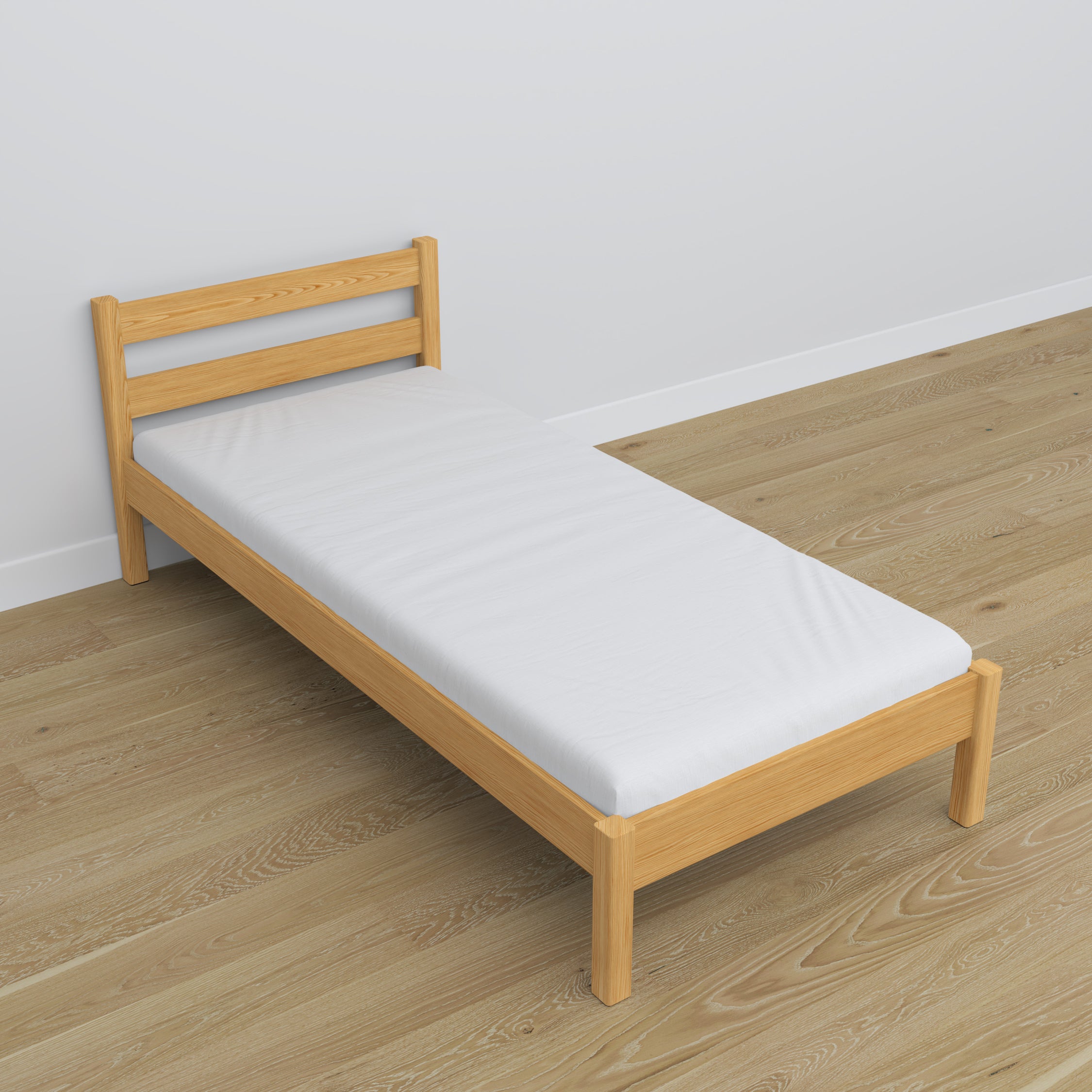 Sommier en pin Nizio pour lit simple – base durable