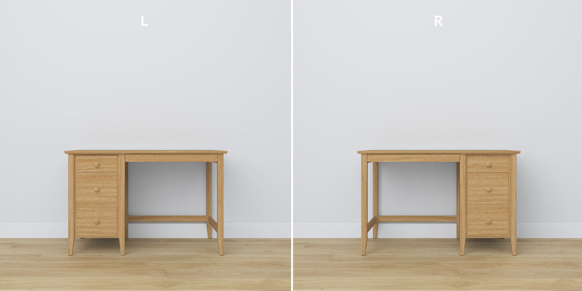 Schreibtisch 3S Eiche Natureiche im Arbeitszimmer – skandinavische Einrichtung, Nizio
