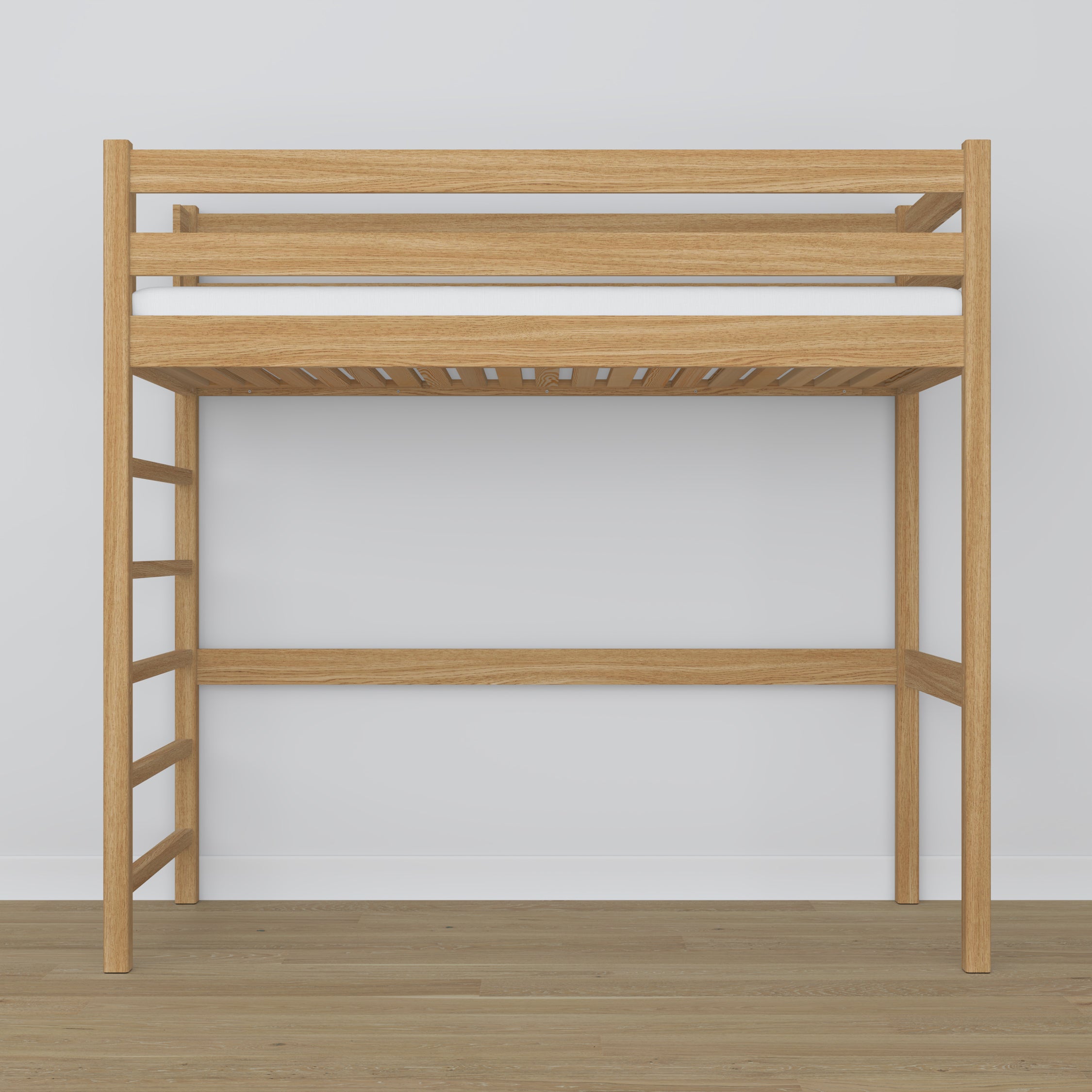 Hochbett Natureiche – Details der Verbindungen und Leiter, Nizio Home