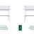 lit mezzanine avec bureau N01 RAL/NCS – en bois, couleur adaptée à l'intérieur, Nizio Home