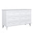 Commode 6S blanc 154 cm en bois – dimensions et schéma, Nizio