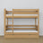 Oak Bunk Bed Natural Oak – Interior of Mattress Drawer, Children’s Room