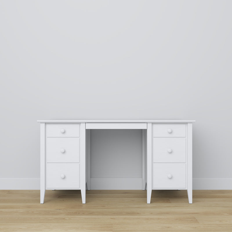 bureau 6S Scandi en bois dans la couleur sur commande RAL/NCS – bois massif, Nizio