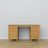 Desk 6S natural pine wood – side view, tabletop depth