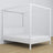 Lit à baldaquin en bois blanc – dimensions et schéma, Nizio Home