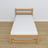 Natural Oak Bed – Mattress Drawer, Oak Details, Nizio Home