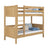 Oak Bunk Bed Natural Oak – Two Sleeping Areas in One, Safe Construction