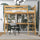 Natural Pine Wooden Loft Bed with Desk – Children’s Room, Scandi Nizio