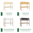 lit mezzanine avec bureau N01 RAL/NCS – en bois, couleur adaptée à l'intérieur, Nizio Home