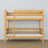 Natural Pine Bunk Bed – Wooden Ladder and Safety Rail, Nizio Home