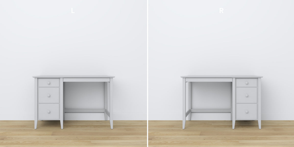 Bureau 3S en bois gris w bureau – décoration scandinave, Nizio