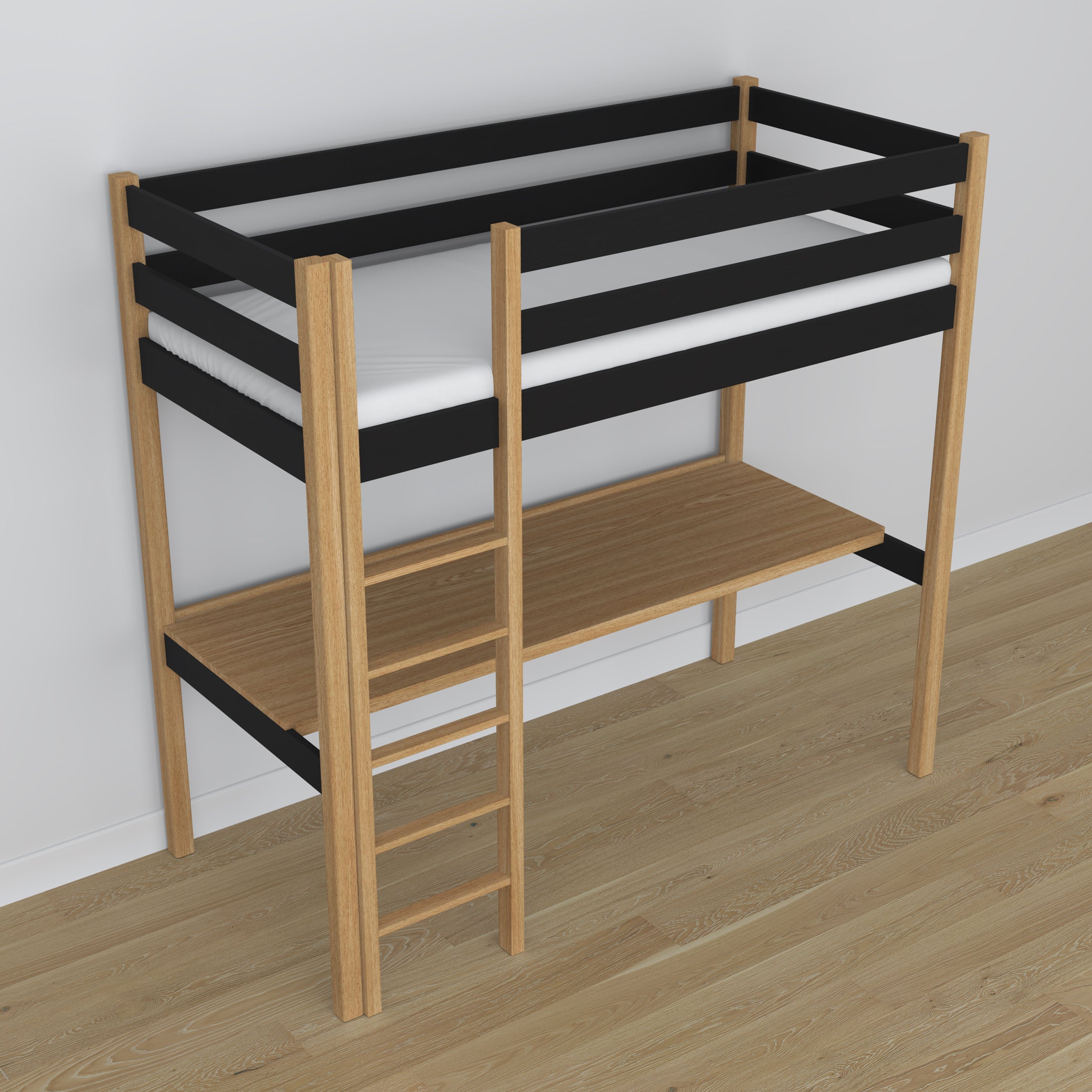 Nizio pine slatted base for loft bed – compatible with every model