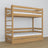 Bunk Bed with Mattress Drawer Natural Oak Oak – Solid Wood, Scandi Style