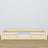 Lit bas pin incolore w chambre – décoration scandinave, en bois