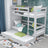 Lit superposé gris pour enfants – tiroir na matelas, en bois, Nizio