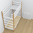 White and Oak Bunk Bed – Wooden Joinery Joints, Close-up, Nizio Home
