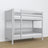 Grey Wooden Bunk Bed – Close-up of Joints and Wood Details