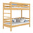 Natural Pine Bunk Bed in Children’s Room – Scandi Arrangement, Wooden