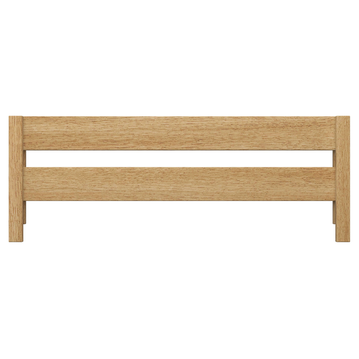 Bettschutzgitter Kinderbett Eiche naturfarben – Seitenansicht, Holz