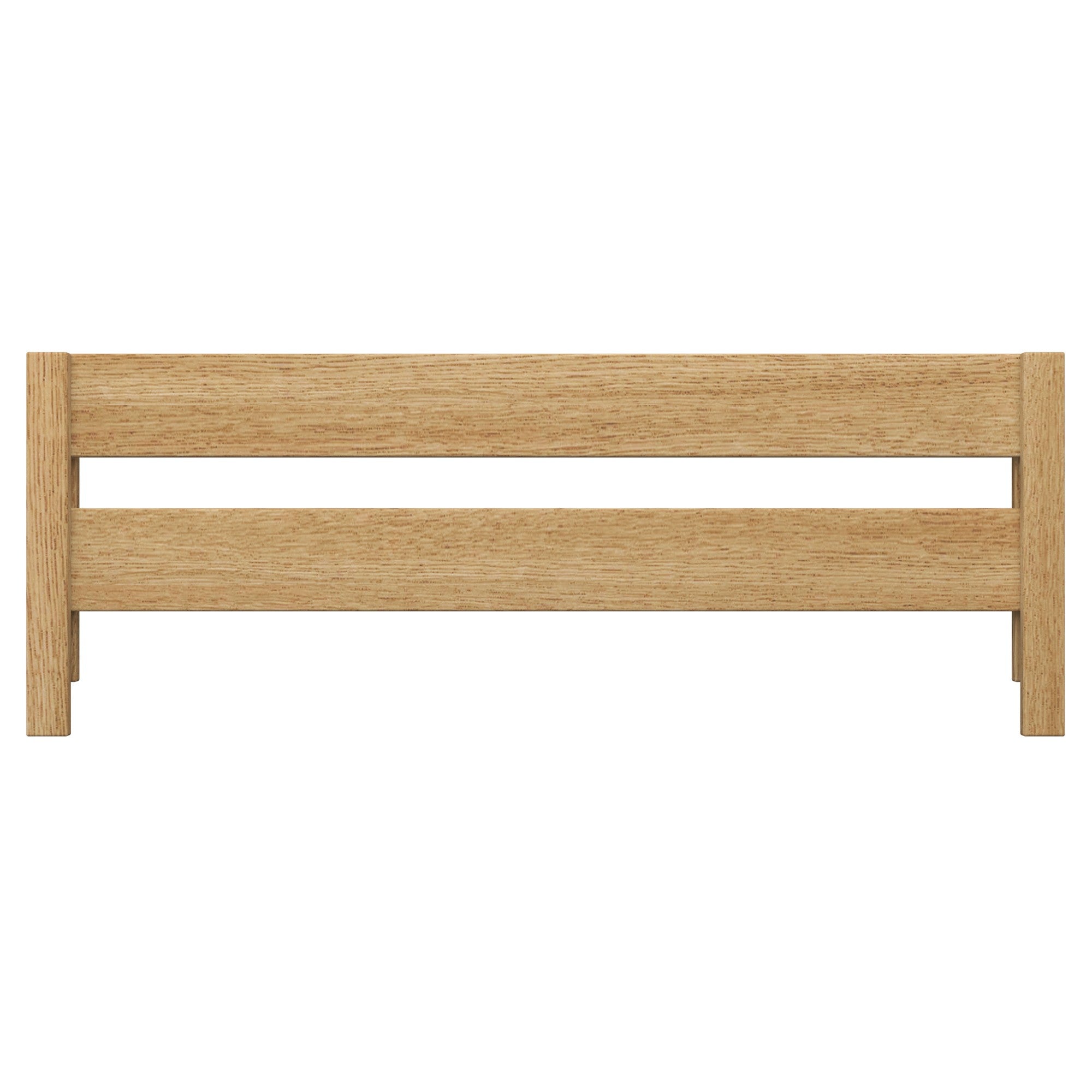Bettschutzgitter Kinderbett Eiche naturfarben – Seitenansicht, Holz