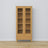 Vitrine z tiroir en pin pin naturel 90 cm – salon, style scandinave Nizio