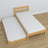 Lit avec tiroir pour matelas pin naturel en bois – dimensions, Nizio