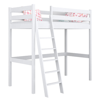 N03 Wooden Loft Bed in Custom RAL/NCS Color – Solid Wood, Nizio