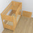 Natural Pine Wooden Bunk Bed with Drawer – Dimensions and Diagram, Nizio