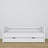 Sofabett mit Schublade weiß aus Holz – Maße und Schema, Nizio