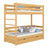 Natural Pine Wooden Bunk Bed with Drawer – Children’s Room, Solid Wood, Scandi