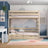 Oak Bunk Bed Bleached Oak – Ladder, Rails, Drawer for Extra Mattress
