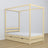 Wooden clear pine canopy bed – decorative frame, child’s room