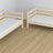 Clear Pine Wooden Bunk Bed – Ladder and Joint Details, Children’s Room
