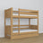Bunk Bed with Mattress Drawer Natural Oak Oak – Solid Wood, Scandi Style