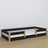 Niedriges Holzbett Schwarz-Eiche – Verbindungsdetails, Nizio Home