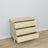 Commode 3S en pin pin incolore 105 cm w chambre – décoration scandinave