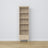 Bookcase with drawer oak bleached oak 57 cm – living room and office, Scandinavian style